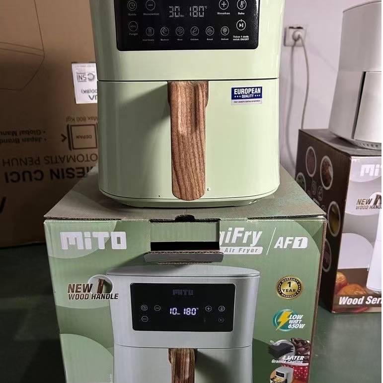 Mito Air Fryer Digital AF1 WOOD SERIES Kapasitas 4 Liter 650 Watt