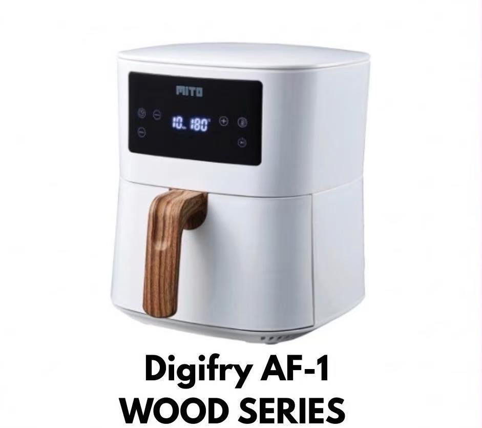 Mito Air Fryer Digital AF1 WOOD SERIES Kapasitas 4 Liter 650 Watt