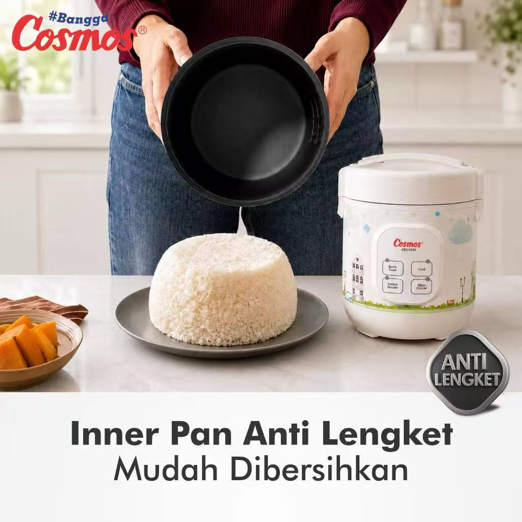 Cosmos Rice Cooker Mini Digital 4in1 CRJ-1031 - 0.3 L