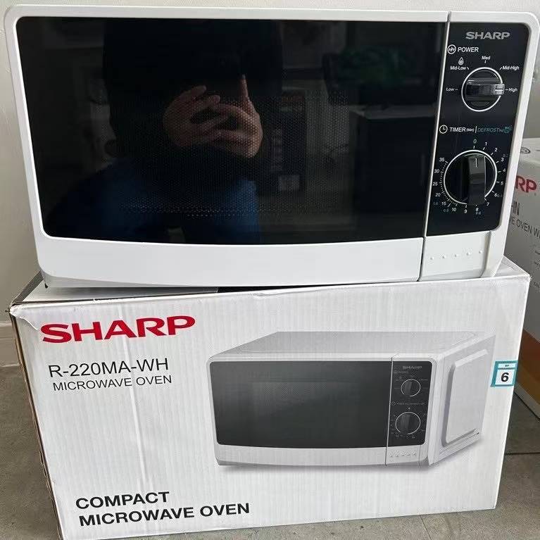 Sharp Microwave Oven R-220MA-WH/R220MAWH low watt 450watt Kapasitas 20L Garansi